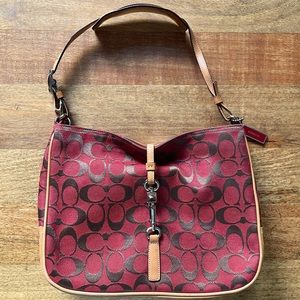 Coach handbag - Rust and Taupe